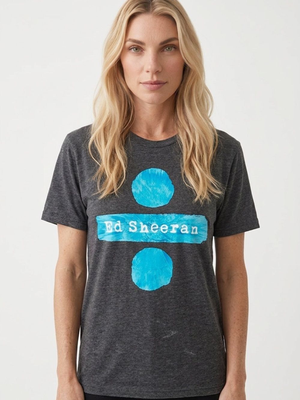 ED SHEERAN | 2018 Concert Tour Tee Dark Gray Atlanta Georgia Unisex Size Medium